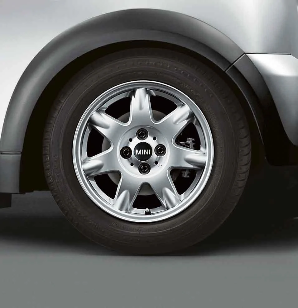 MINI Genuine 15" Inch Light Alloy Wheel Delta Spoke R96 Silver - Image 2